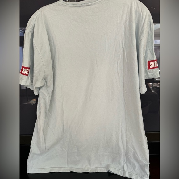 Skrued Nostalgia Tee. Size Large. Weathered look. Soft feel and loose fit. - Picture 2 of 3